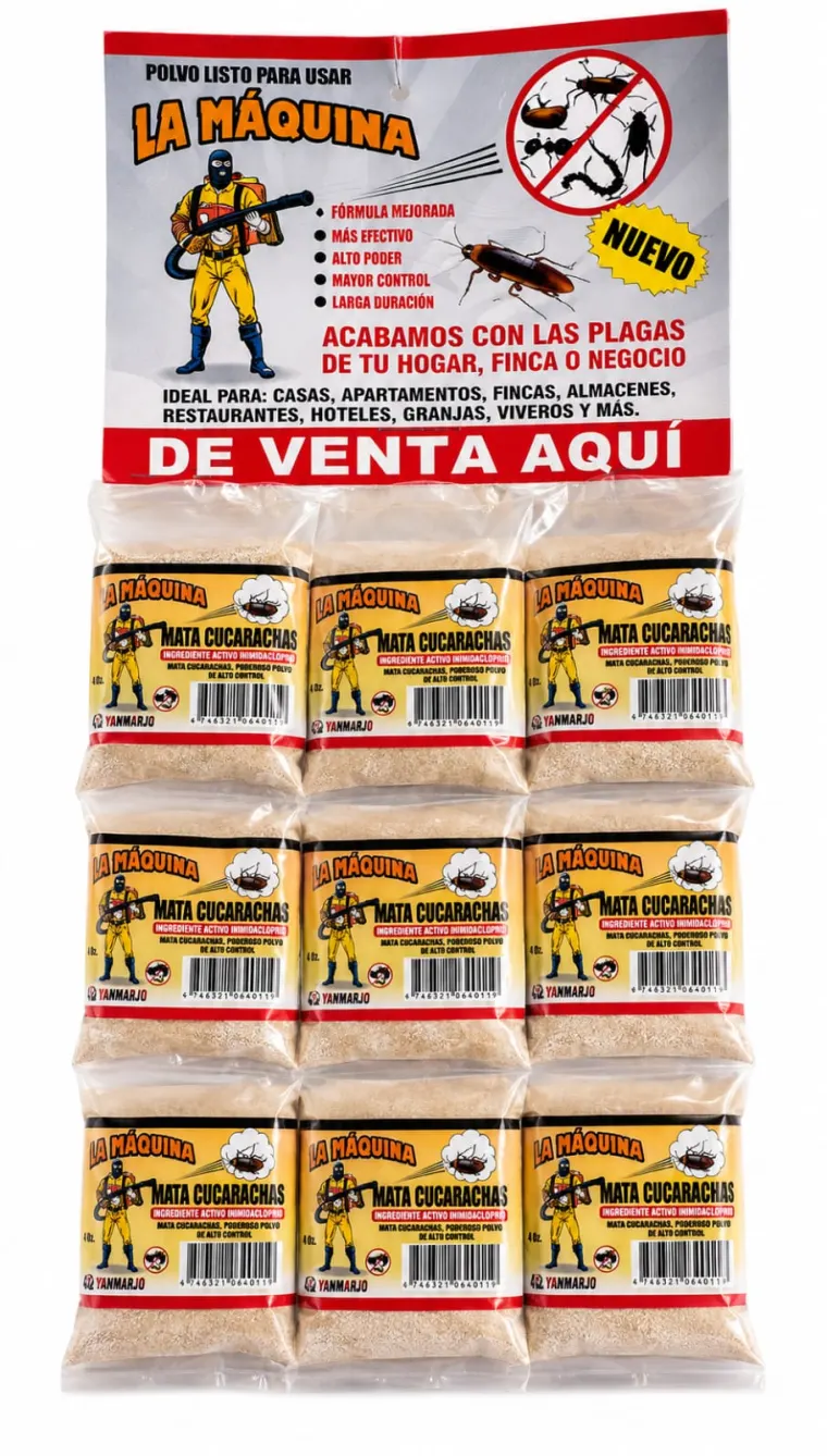 Paquete de sobre de Mata Cucaracha - La Maquina Pest Control