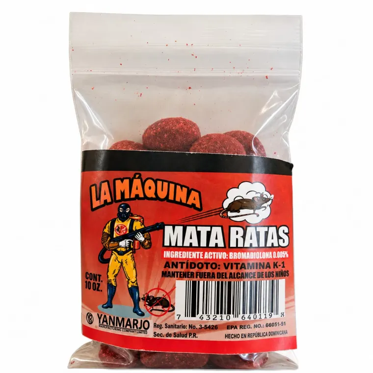 Sobre de Mata Rata - La Maquina Pest Control